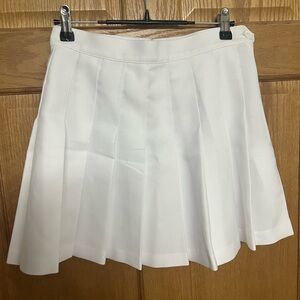 American Apparel White Tennis Skirt Medium